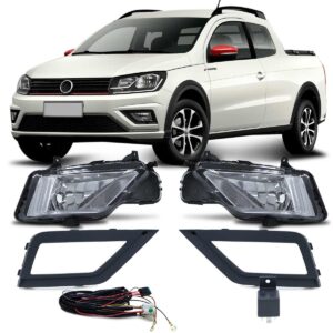 Kit Farol Milha Saveiro Robust Trendline Gol G8 Gol Track