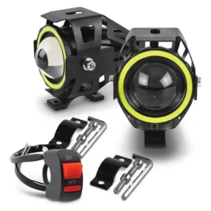 Par Farol Milha Universal Angel Eye U7 Led 6000k 20w Neblina