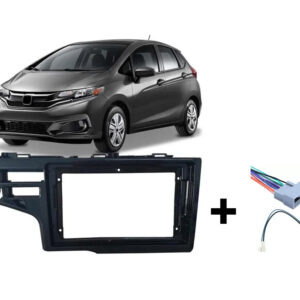 Kit Moldura 9 Polegadas Honda New Fit 2014 A 20 Black Piano