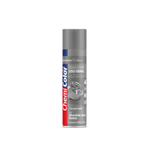 TINTA SPRAY USO GERAL ALUMÍNIO P/RODAS 400ML/250G CHEMICOLOR (REF 680190)