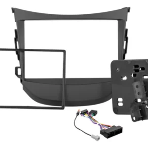 Moldura Multimidia 2din Hb20 2012 A 2020 Chicote Plug Antena Cor Preto