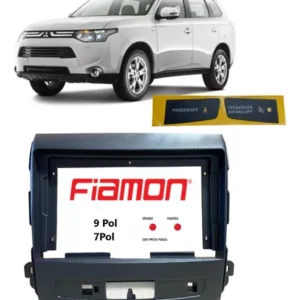 Moldura Multimidia 9 Polegadas com redutor para 7 Outlander 2008 A 2012