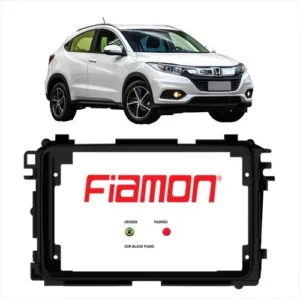 Moldura Honda Hr-v 9 polegadas 2015 À 2021 - Black Piano Fiamon