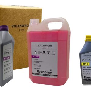 Kit 6litros Aditivo Arrefecimento + Fluído Freio Original Vw
