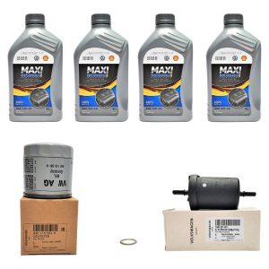 Kit Revisão Básica 05w40 Virtus 1.0 E 1.4 Tsi Original Vw