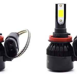Par Lâmpada Led H11 H9 H8 Code Tech One 6000k 12v