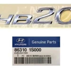 Emblema Da Tampa Traseira Hyundai Hb20 2012 A 2019