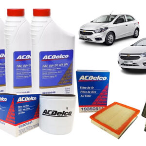 Kit Troca De Óleo 0w20 Filtros Onix E Prisma 2017/18/19 Gm