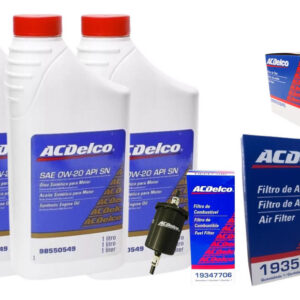 Kit Troca De Óleo 0w20 E Filtros Cobalt 2017 2018 2019 Gm