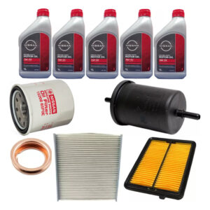 Kit Revisão Óleo 5w30 + Filtros Original Nissan Kicks 17/24