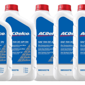 Kit 5 Litros De Óleo 5w30 Semisintetico Acdelco/gm