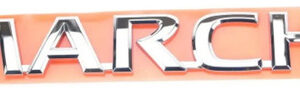 Emblema Traseiro Original March 2014 2015 2016 908921hm0a