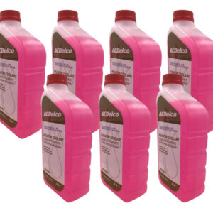 Kit 7 Aditivo Radiador Pronto Para Uso Rosa 19525818 Acdelco