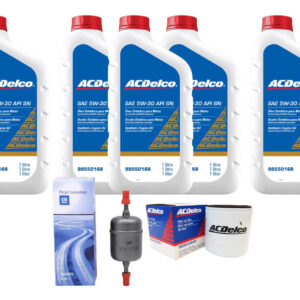 Kit Troca De Óleo 5w30 Sintetico E Filtros Acdelco/gm